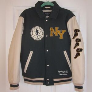Abercrombie men’s Varsity Bomber Jacket (unused)